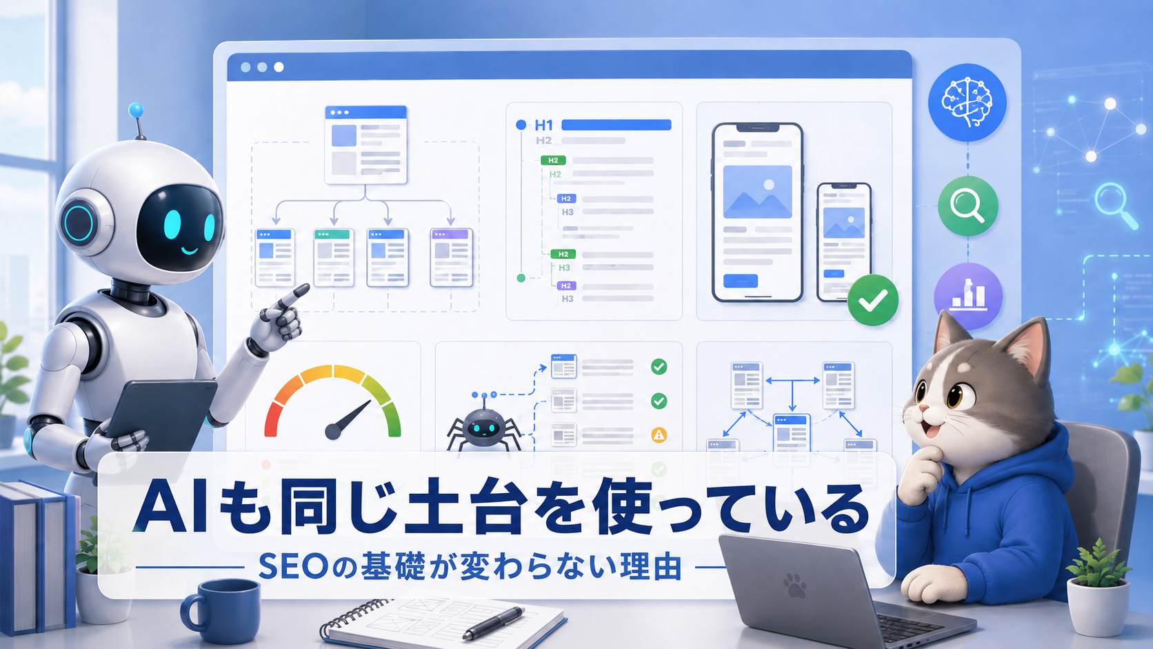 AIもSEOという同じ土台を使っている