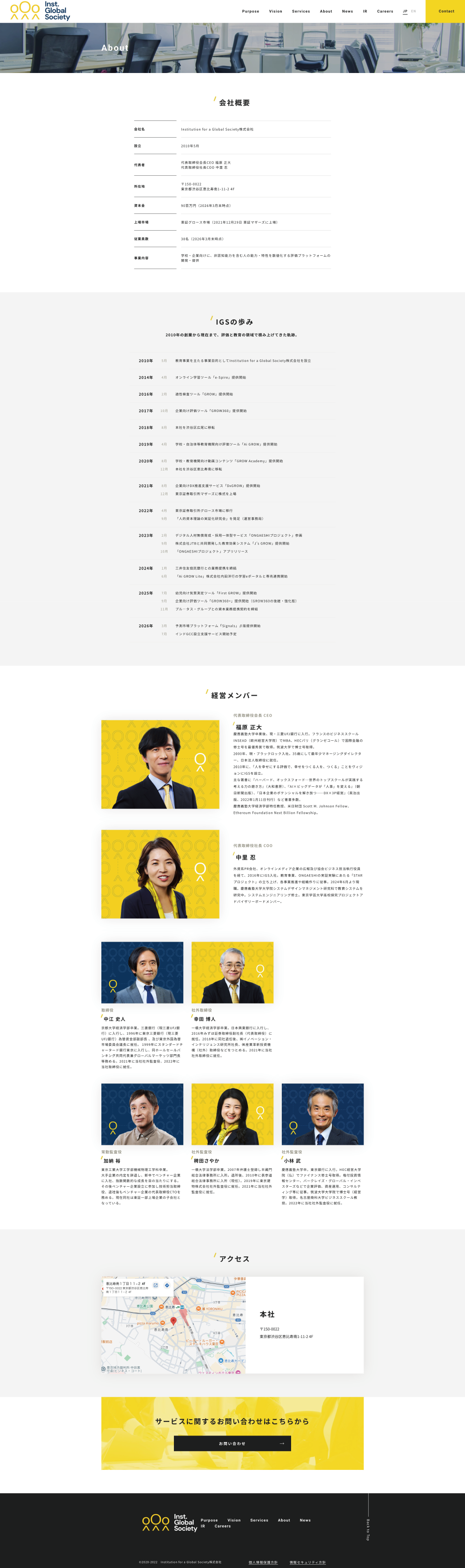 Institution for a Global Society株式会社
