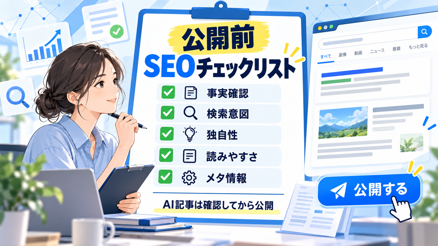 公開前に確認したいSEOチェックリスト
